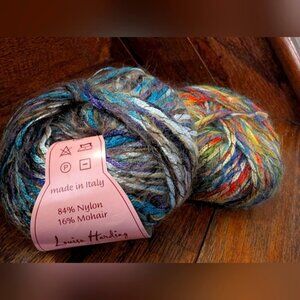 Louisa Harding Impression Yarn, mohair nylon colorway 2 balls 2x 50g